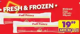 Shoprite Ritebrand Puff Pastry offer