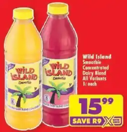 Shoprite Wild Island Smoothie Concentrated Dairy Blend offer