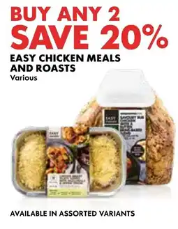 Woolworths Easy Chicken Meals and Roasts offer