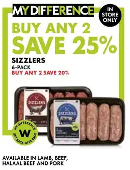 Woolworths Sizzlers offer