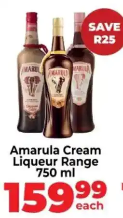 Diamond Discount Liquor Amarula Cream Liqueur Range offer