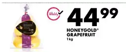 Woolworths Honeygold Grapefruit offer