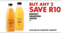 Woolworths Freshly Squeezed Juices offer