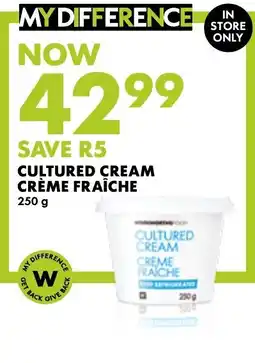 Woolworths Cultured Cream Crème Fraîche offer