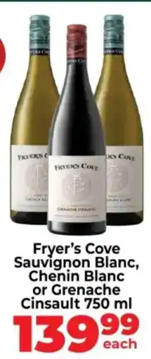 Diamond Discount Liquor Fryer's Cove Sauvignon Blanc, Chenin Blanc or Grenache Cinsault offer