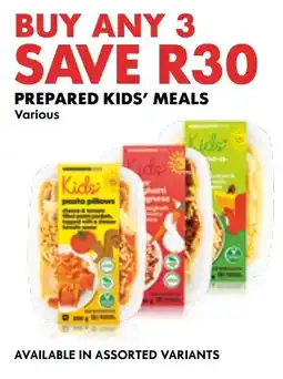 Woolworths Prepared Kids' Meals offer
