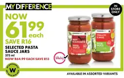 Woolworths Pasta Sauce Assorted offer
