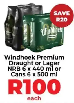 Diamond Discount Liquor Windhoek Premium Draught or Lager offer