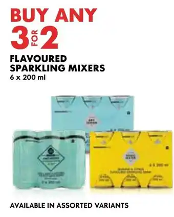 Woolworths Flavoured Sparkling Mixers offer