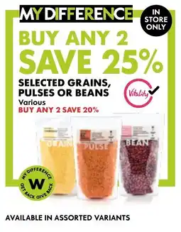 Woolworths Selected Grains, Pulses or Beans offer