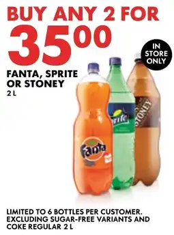 Woolworths Fanta, Sprite or Stoney offer