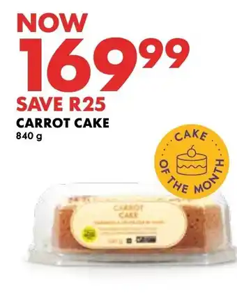 Woolworths Carrot Cake offer