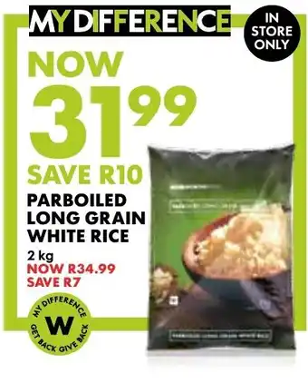 Woolworths Parboiled Long Grain White Rice offer