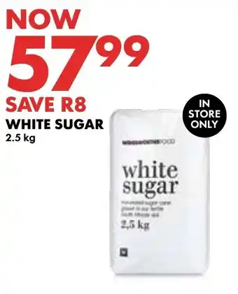 Woolworths white sugar offer