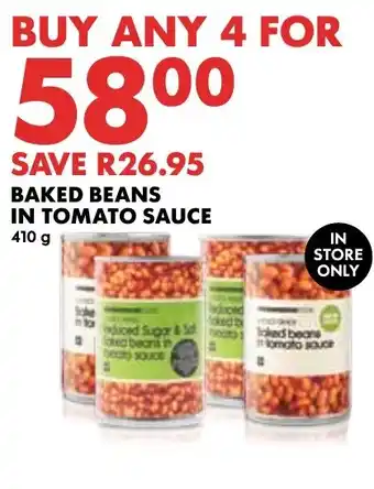 Woolworths Baked Beans in Tomato Sauce offer