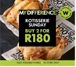 Woolworths Rotisserie Sunday offer