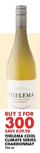 Woolworths Thelema cool climate series chardonnay offer