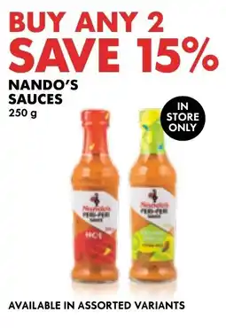 Woolworths Nando's Sauces offer