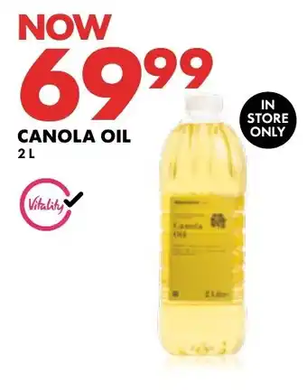 Woolworths Canola Oil offer