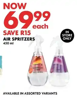 Woolworths Air Spritzers offer