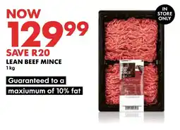 Woolworths Lean Beef Mince offer