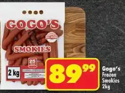 Shoprite Gogo's Smokies offer