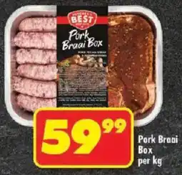 Shoprite Surchest Best Pork Braai Box offer