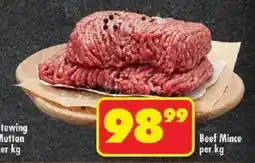 Shoprite Beef Mince offer