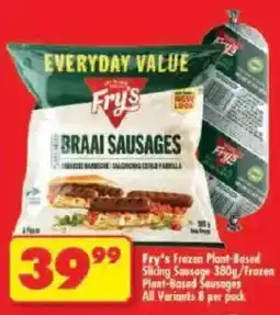 Shoprite Fry's Braai Sausages offer
