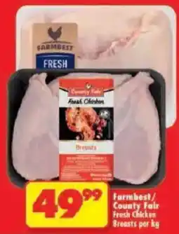 Shoprite Farmbest / County Fair Fresh Chicken Breasts offer
