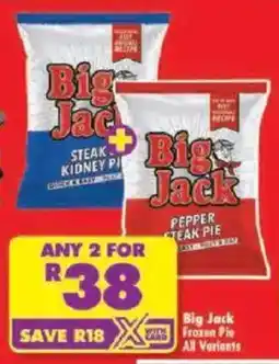 Shoprite Big Jack Frozen Pie All Variants offer