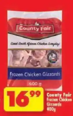 Shoprite County Fair Frozen Chicken Gizzards offer