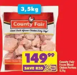 Shoprite County Fair Frozen Mixed Chicken Portions offer