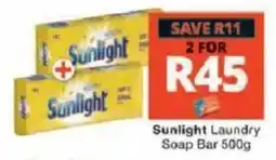 Checkers Hyper Sunlight Laundry Soap Bar offer