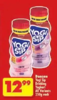 Shoprite Danone Yogi Sip Drinking Yoghurt offer