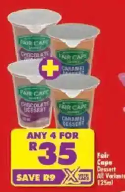Shoprite Fair Cape Dessert offer