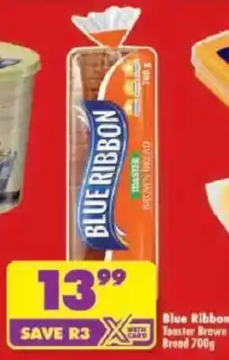Shoprite Blue Ribbon Toaster Brown Bread offer