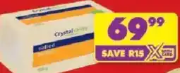 Shoprite Crystal Valley salted butter offer