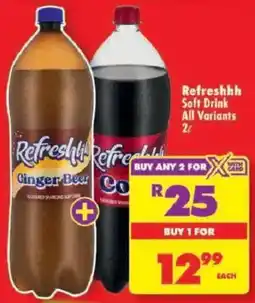 Shoprite Refreshhh Soft Drink offer