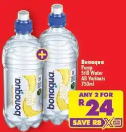 Shoprite Bonaqua Pump Still Water offer