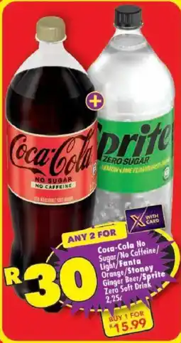 Shoprite Coca-Cola No Sugar/No Caffeine offer