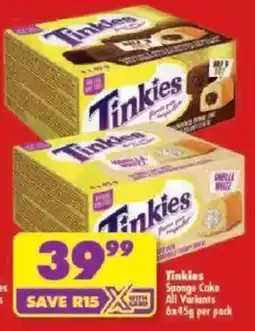 Shoprite Tinkies Sponge Cake offer
