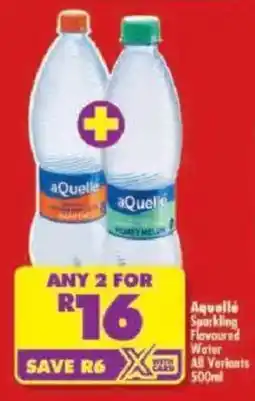 Shoprite aQuelle Sparkling Flavoured Water offer