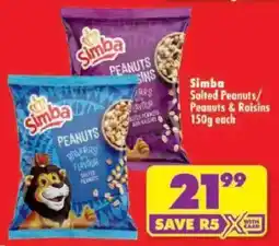 Shoprite Simba Peanuts offer