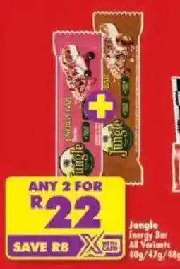Shoprite Jungle Energy Bar offer