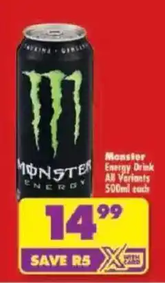 Shoprite Monster Energy Drink offer