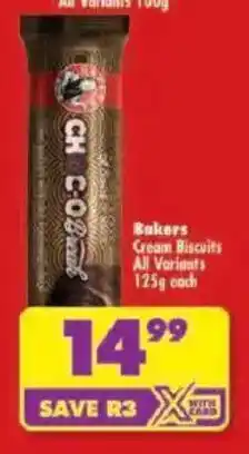 Shoprite CH COCO Bakers Cream Biscuits offer