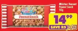 Shoprite Mister Sweet Peanut Snack offer