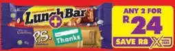 Shoprite Cadbury Lunch Bar + P.S. Thanks offer