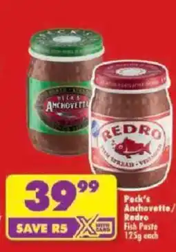 Shoprite Peck's Anchovyette/Redro Fish Paste offer